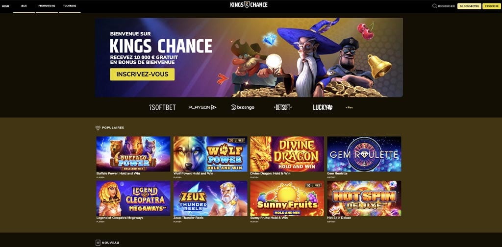 screenshot kings chance interface