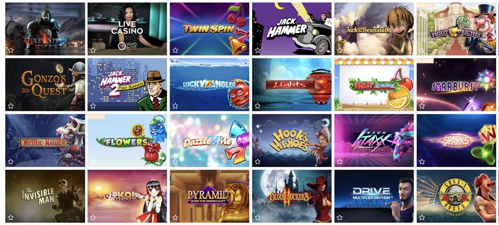 screenshot rouge casino games